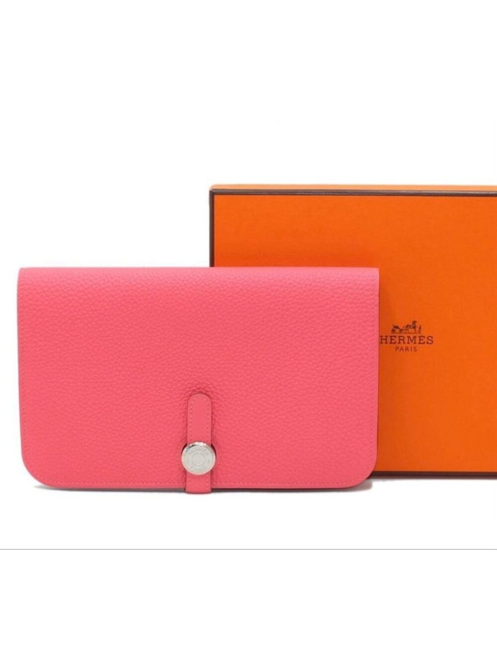 Hermes Togo Dogon GM Duo Bifold Wallet